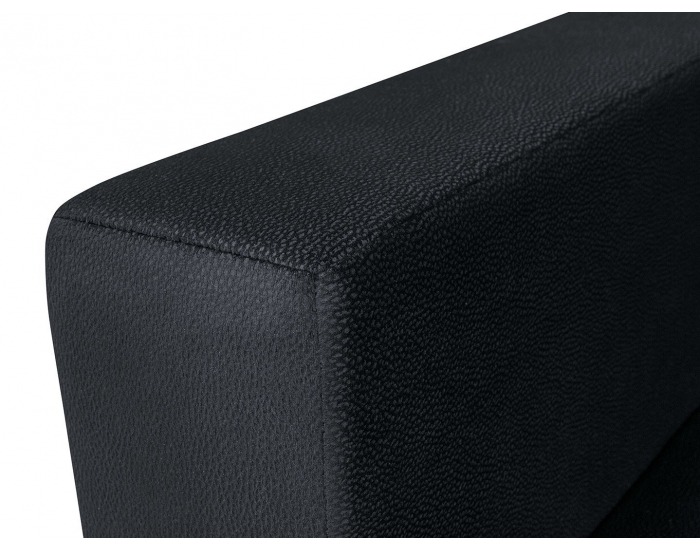 Rohová sedačka s rozkladom a úložným priestorom Morant L/P - čierna