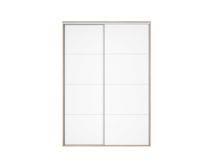 Šatníková skriňa s posuvnými dverami Nadir 180 - dub sonoma / biela