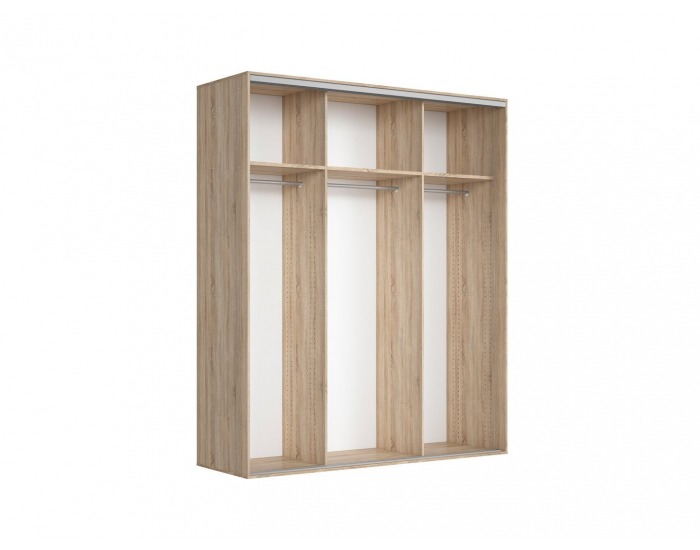 Šatníková skriňa s posuvnými dverami Nadir 200 - dub sonoma