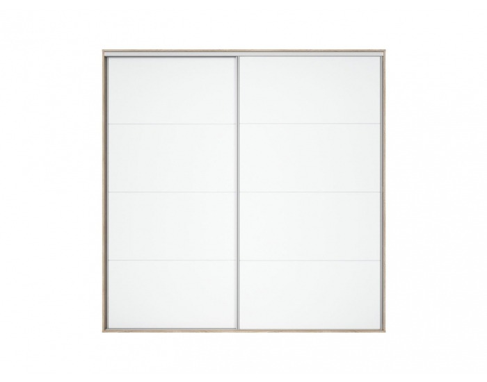 Šatníková skriňa s posuvnými dverami Nadir 230 - dub sonoma / biela