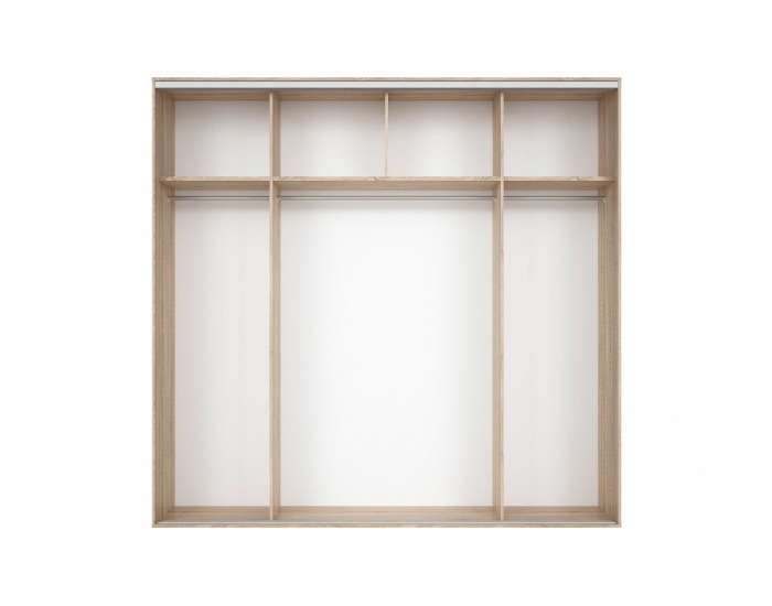 Korpus šatníkovej skrine Nadir 250 - dub sonoma