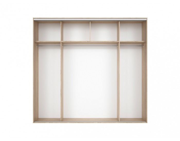 Šatníková skriňa s posuvnými dverami Nadir 260 - dub sonoma