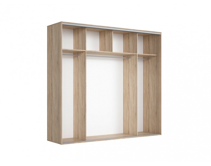 Šatníková skriňa s posuvnými dverami Nadir 260 - dub sonoma