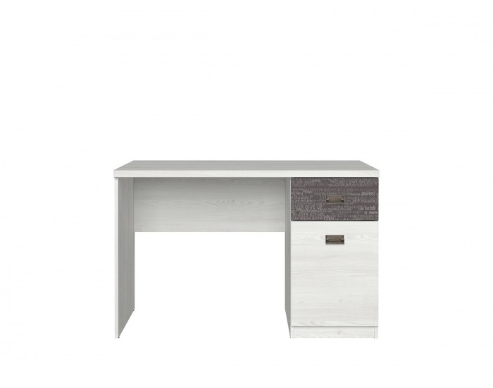 PC stôl Namur BIU1D1S - smrekovec sibiu svetlý / sivá sentences