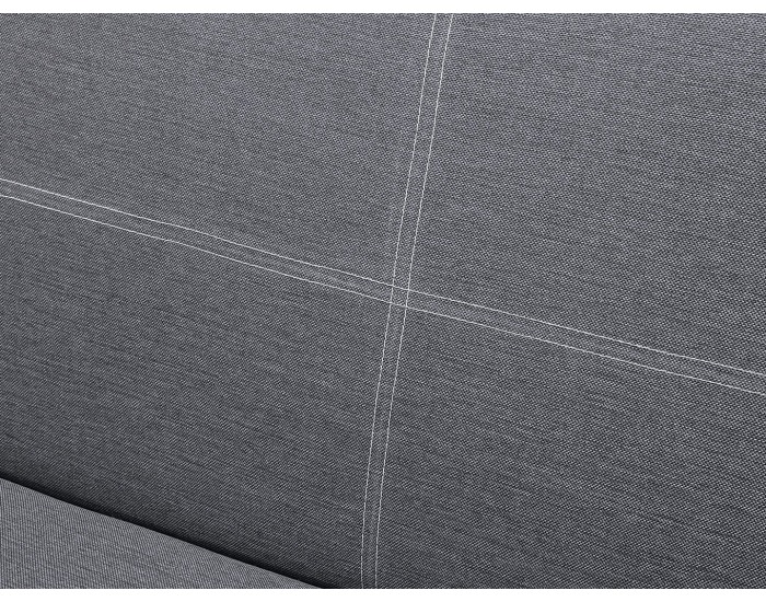 Pohovka s rozkladom a úložným priestorom Nova - sivá / čierna