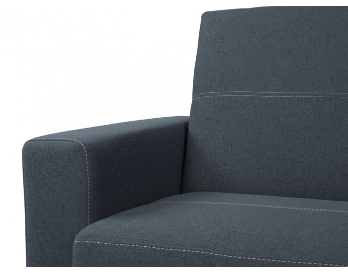 Pohovka s rozkladom a úložným priestorom Nova - tmavosivá