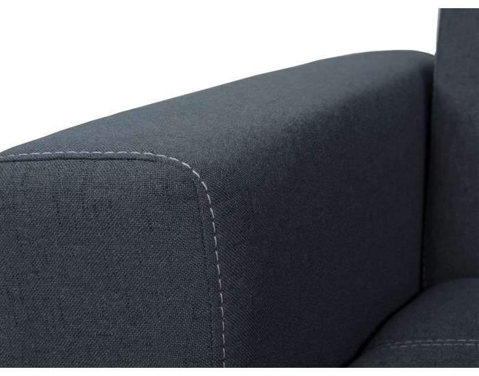 Pohovka s rozkladom a úložným priestorom Nova - tmavosivá