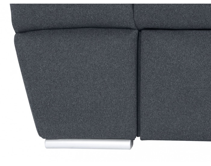 Rohová sedačka s rozkladom a úložným priestorom Paola II L/P - tmavomodrá