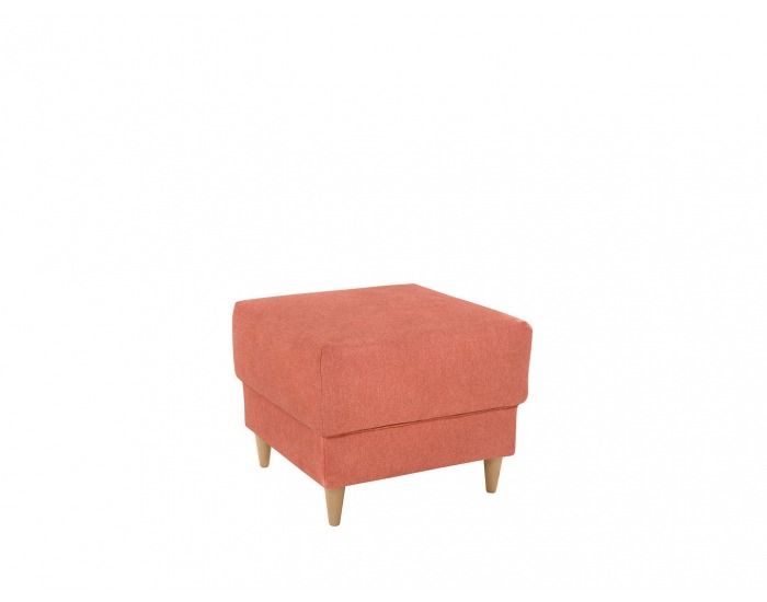 Taburetka Pasos - koralová / drevo (TX002)