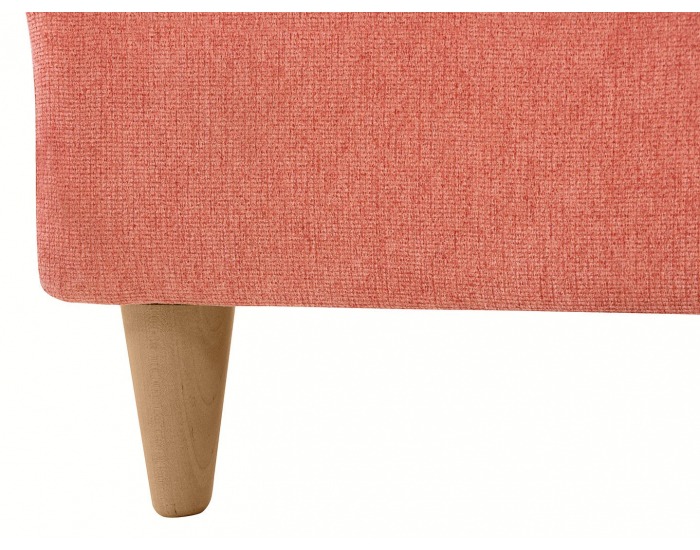 Taburetka Pasos - koralová / drevo (TX002)