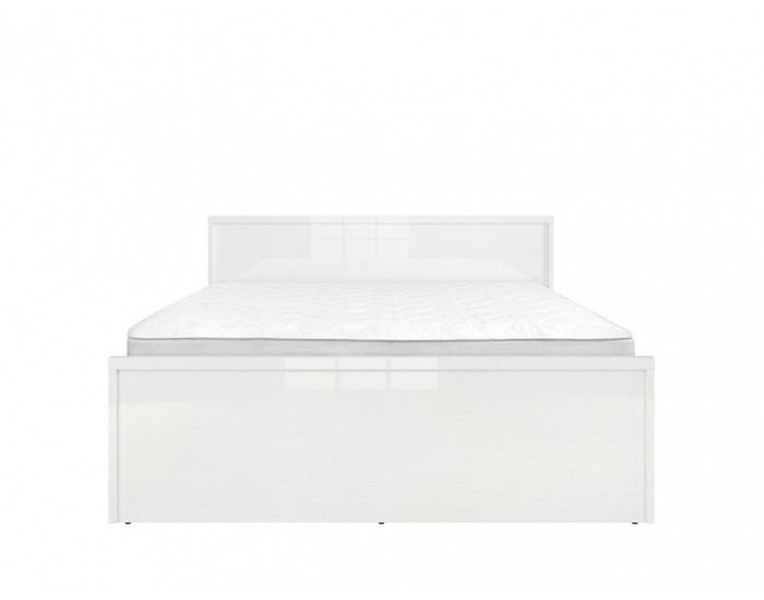 Posteľový rám Pori LOZ/140 - biely lesk