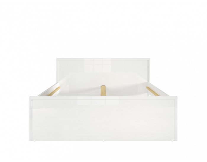 Posteľový rám Pori LOZ/140 - biely lesk