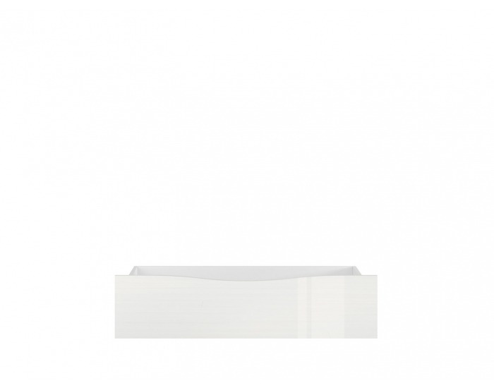 Úložný priestor k posteli Pori SZU - biely lesk