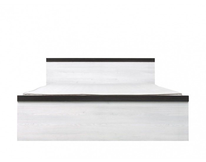 Posteľový rám Porto LOZ/160 - smrekovec sibiu svetlý / borovica larico