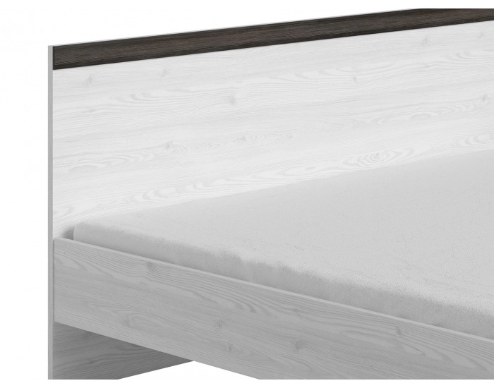 Posteľový rám Porto LOZ/160 - smrekovec sibiu svetlý / borovica larico