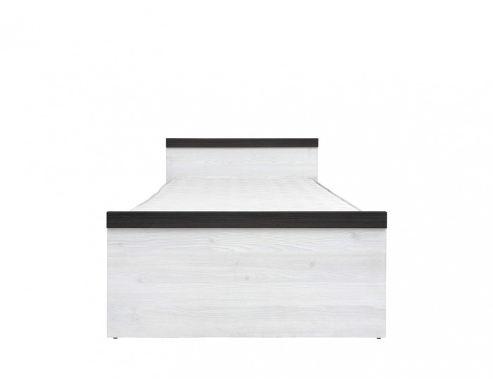 Posteľový rám Porto LOZ/90 - smrekovec sibiu svetlý / borovica larico