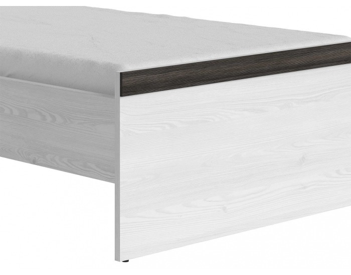 Posteľový rám Porto LOZ/90 - smrekovec sibiu svetlý / borovica larico