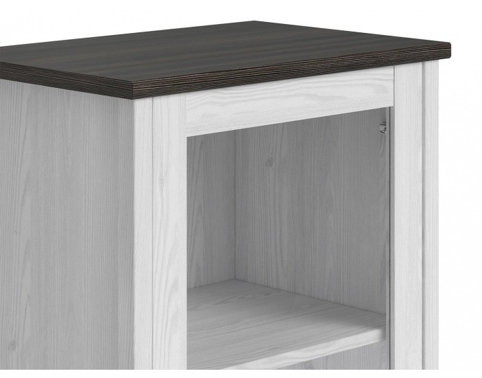 Vitrína Porto REG1W2S - smrekovec sibiu svetlý / borovica larico