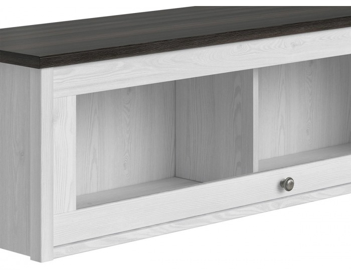 Vitrína na stenu Porto SFW1W - smrekovec sibiu svetlý / borovica larico