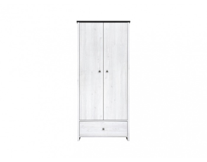 Šatníková skriňa Porto SZF2D1S - smrekovec sibiu svetlý / borovica larico