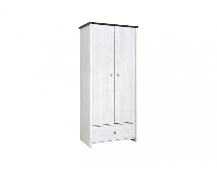 Šatníková skriňa Porto SZF2D1S - smrekovec sibiu svetlý / borovica larico
