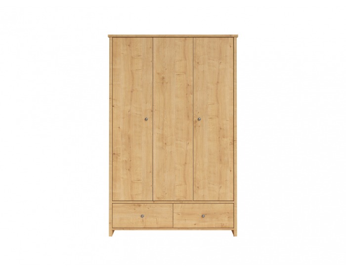 Šatníková skriňa Porto SZF3D2S - dub burlington allover