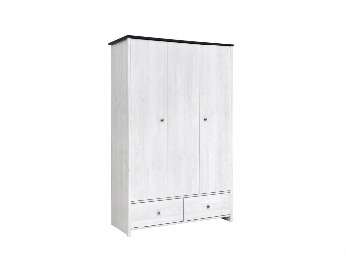 Šatníková skriňa Porto SZF3D2S - smrekovec sibiu svetlý / borovica larico