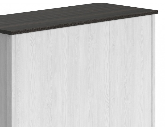 Šatníková skriňa Porto SZF3D2S - smrekovec sibiu svetlý / borovica larico