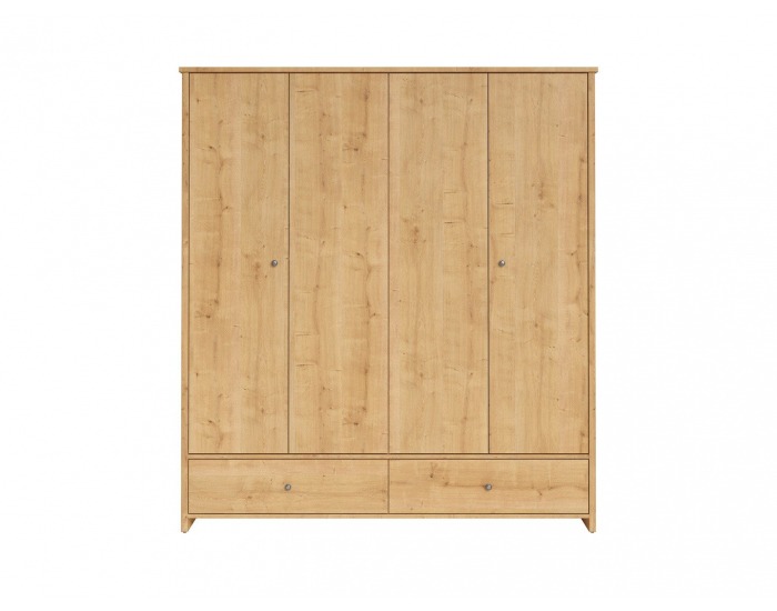 Šatníková skriňa Porto SZF4D2S - dub burlington allover