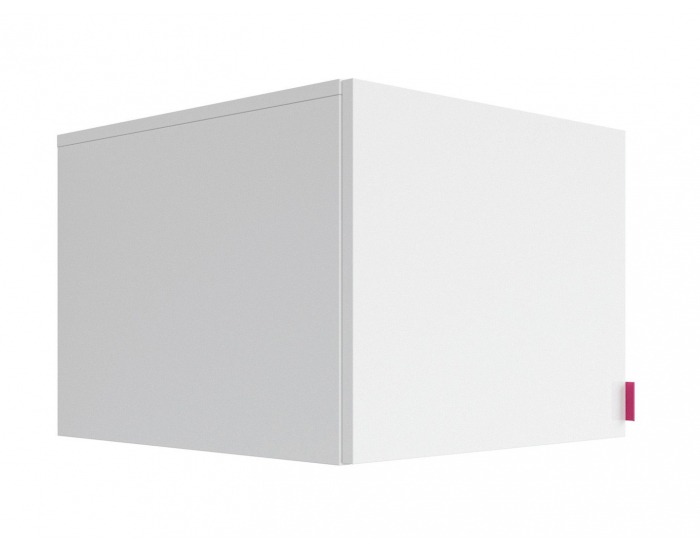 Skrinka (nadstavba) Princeton NAD/50 - biely lesk / fuksia