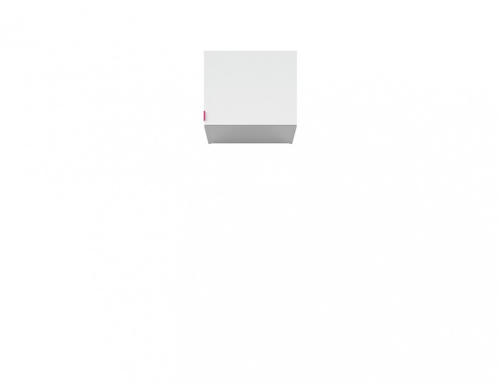 Skrinka (nadstavba) Princeton NAD/50 - biely lesk / fuksia