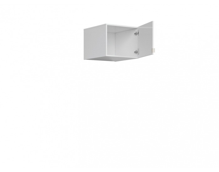 Skrinka (nadstavba) Princeton NAD/50 - biely lesk / sivá