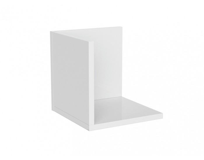 Polica Princeton POL/25/25 - biely lesk