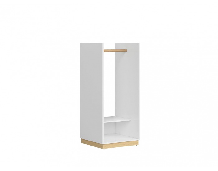 Vešiak Princeton WIE - biely lesk / dub poľský