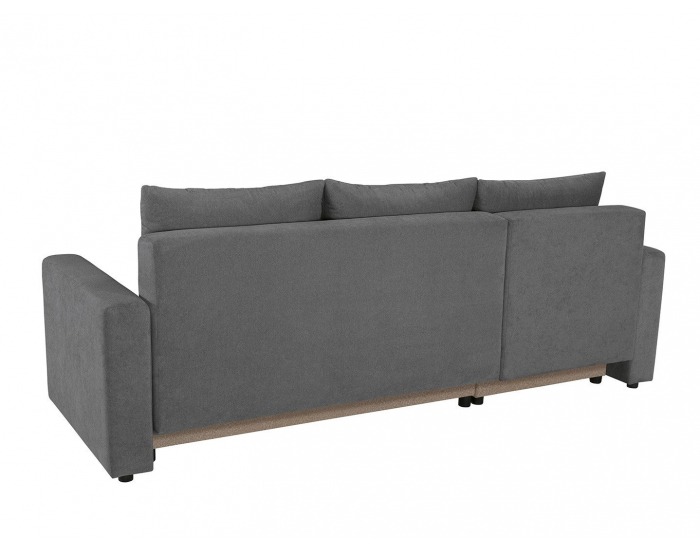 Rohová sedačka s rozkladom Przemek IV Lux L/P - sivá / svetlomodrá