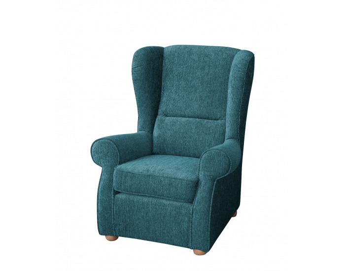 Kreslo (ušiak) Rino - zelená