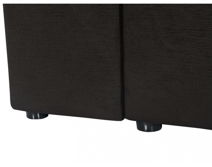 Pohovka s rozkladom a úložným priestorom Royal IV Mega Lux - čierna / žltá / vzor