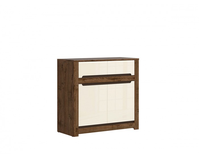 Komoda Ruso KOM2D2S - dub april / perleťový lesk