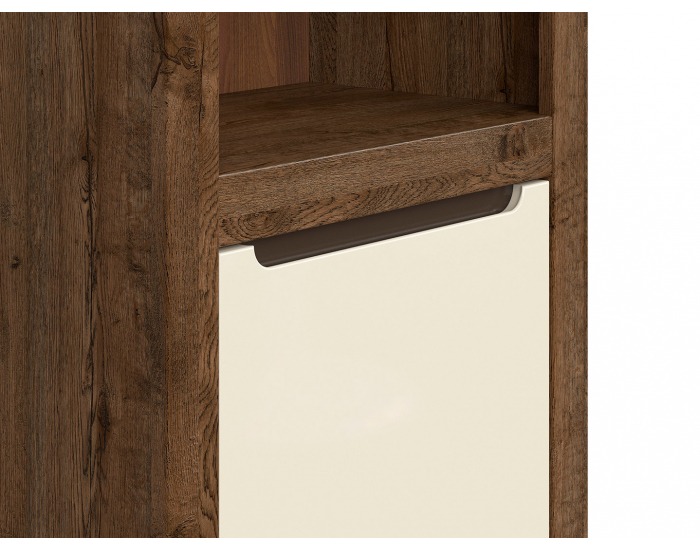 Regál Ruso REG1D - dub april / perleťový lesk