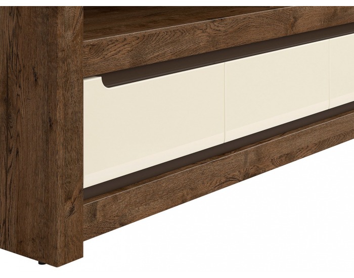 TV stolík Ruso RTV3S - dub april / perleťový lesk