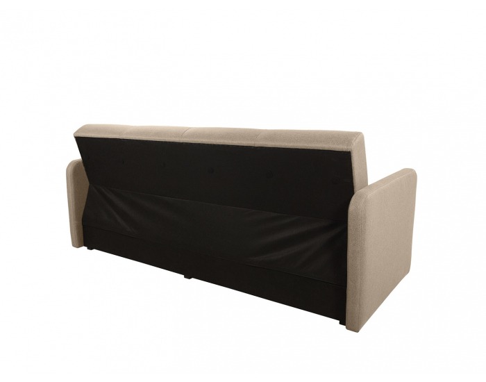 Pohovka s rozkladom a úložným priestorom Seja - krémová