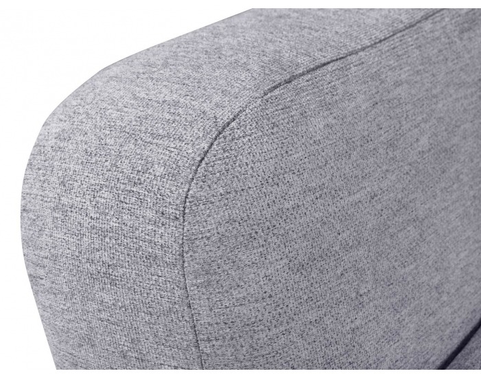 Rohová sedačka s rozkladom a úložným priestorom Sotelo P - svetlosivá