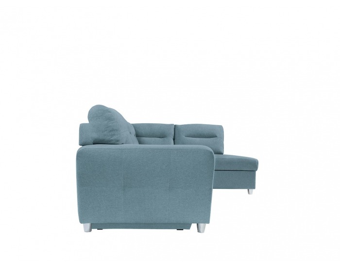 Rohová sedačka s rozkladom a úložným priestorom Sotelo P - tyrkysová