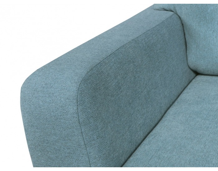 Rohová sedačka s rozkladom a úložným priestorom Sotelo P - tyrkysová