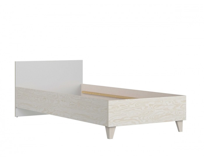 Posteľový rám Stanford LOZ/90 - borovica iceland / svetlosivá