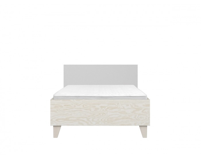 Posteľový rám Stanford LOZ/90 - borovica iceland / svetlosivá