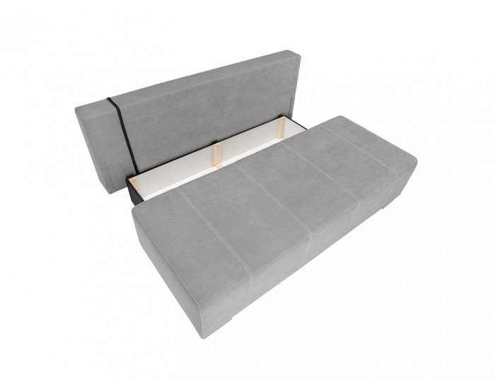 Pohovka s rozkladom a úložným priestorom Street IV Lux - sivá