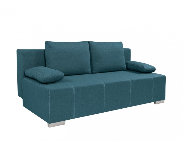 Pohovka s rozkladom a úložným priestorom Street IV Lux - tyrkysová