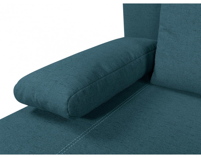 Pohovka s rozkladom a úložným priestorom Street IV Lux - tyrkysová