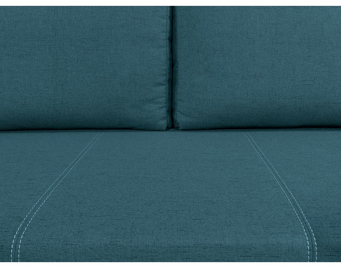 Pohovka s rozkladom a úložným priestorom Street IV Lux - tyrkysová